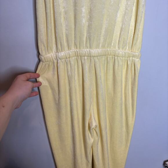 Generation Love Emery Jumpsuit Velour Butter Yellow - Picture 10 of 11
